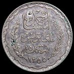 Tunesië. 5 Francs 1934-1939 / Ahmad Pasha Bey (Zonder