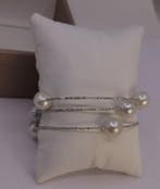 Bracelet - 18 carats Or blanc, Perles des Mers du Sud
