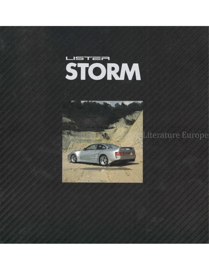 1993 LISTER STORM BROCHURE ENGELS, Livres, Autos | Brochures & Magazines, Enlèvement ou Envoi