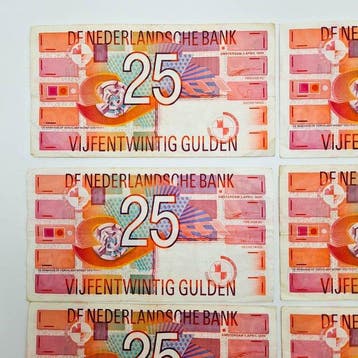 Nederland. - 6 x 25 Gulden 1989 - PL 71 (Zonder