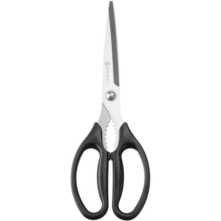Keukenschaar | RVS | Zwart | Lengte 252mm HENDI, Zakelijke goederen, Horeca | Keukenapparatuur, Nieuw in verpakking, Verzenden