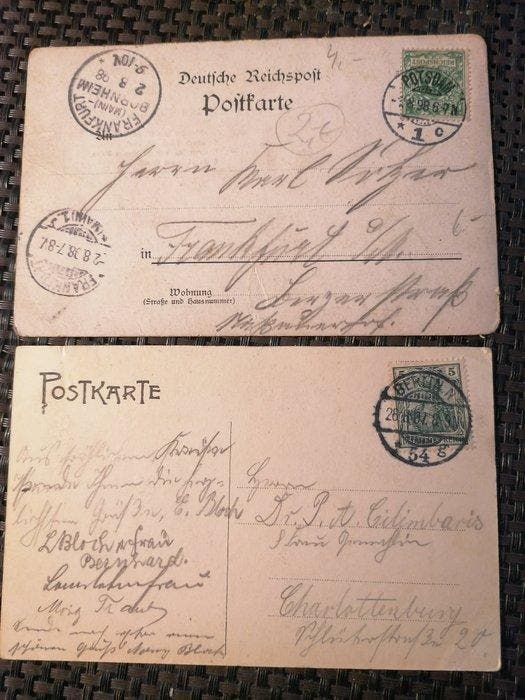 Duitsland - Postkaarten Berlijn: eetgelegenheden vanaf 1897, Collections, Cartes postales | Étranger