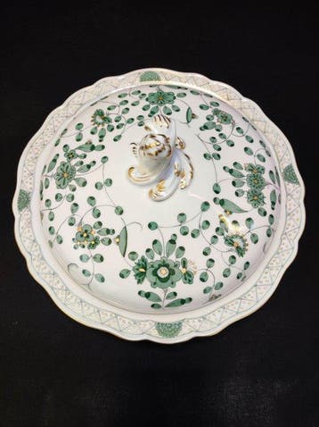 Meissen - Soupière - rund 17,5x27,2 cm Schüssel/Schale mit