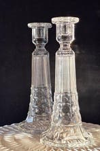 Val Saint Lambert - Chandelier Édouard (2) - Verre, Antiquités & Art