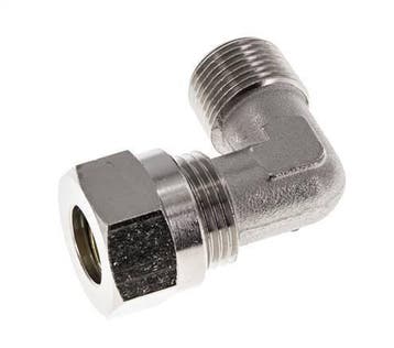 Raccord de coupe coude en laiton nickele 12L & R3/8 à, Verzenden, Nieuw