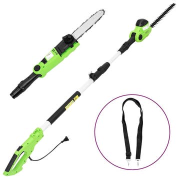 vidaXL Kettingzaag/heggenschaar 2-in-1 telescopisch 25/41 cm, Tuin en Terras, Hand-tuingereedschap, Verzenden, Nieuw