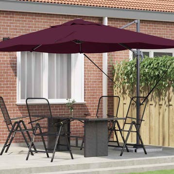 vidaXL Parasol 351 x 250 x 260 cm Polyester en Aluminium, Verzenden, Nieuw