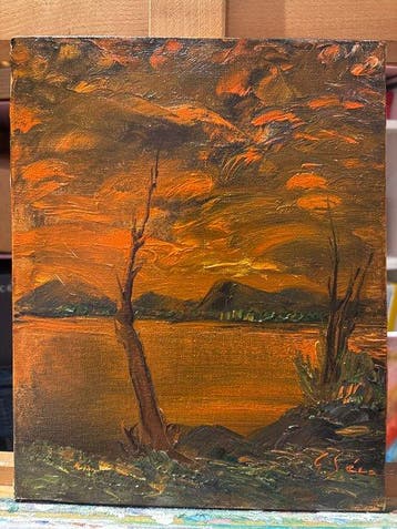 Georges Sécan (1913-1987) - Poésie du soir