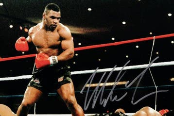 Mike Tyson - Foto, Autograph - 28x35cm, Collections, Collections Autre