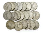 Frankrijk. 1 Franc Semeuse (lot de 20 monnaies en argent), Postzegels en Munten