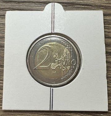 Belgique. 2 Euro 2006 Atomium - Stempel draaiing Error, Postzegels en Munten
