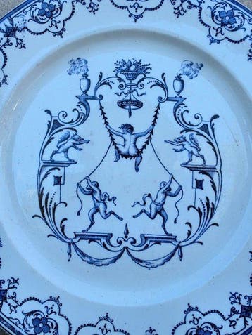 Serveerschaal - Manufacture Jules Vieillard Bordeaux -
