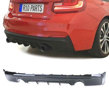 DIFFUSEUR ARRIÈRE BMW F22 F23 LOOK M PERFORMANCE NOIR BRILLA, Auto-onderdelen, Verzenden