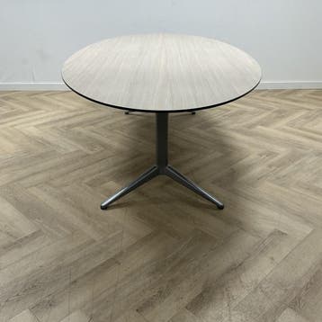 ovale vergadertafel 260x130 cm, midden eiken - grijs, Zakelijke goederen, Kantoor en Winkelinrichting | Kantoormeubilair en Inrichting