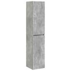 vidaXL Wandgemonteerde Badkamerkast Betongrijs 33 x 34,5 x, Maison & Meubles, Tables | Coiffeuses, Verzenden