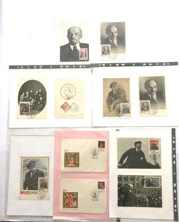 Sovjet-Unie 1969/1970 - 64 eerste-dag enveloppen en 190, Postzegels en Munten, Gestempeld