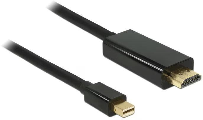Delock Mini Displayport naar HDMI 2 meter Nieuw, TV, Hi-fi & Vidéo, Câbles audio & Câbles de télévision, Enlèvement ou Envoi