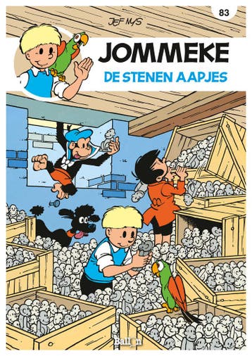 De stenen aapjes / Jommeke strip - nieuwe look / 83 Jef Nys, Verzenden, Jef Nys