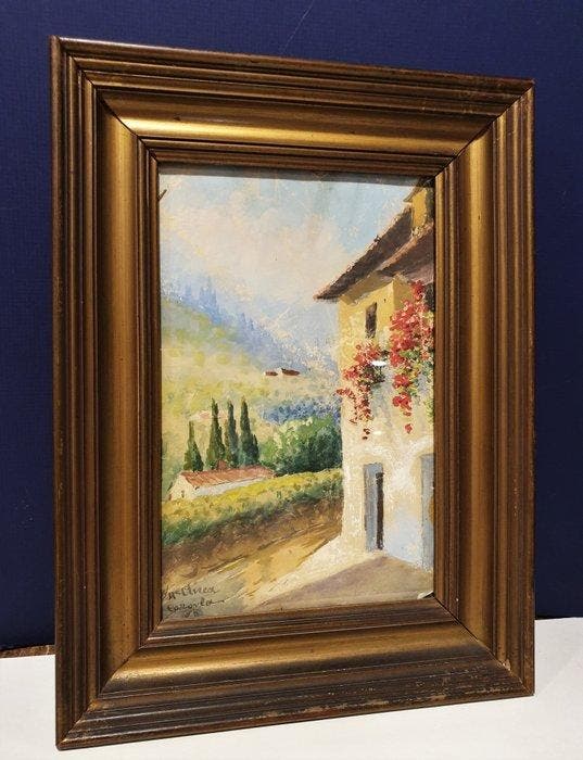 Fernando Martínez Checa (1858-1933) - Sierra de Cazorla,, Antiek en Kunst, Kunst | Schilderijen | Klassiek