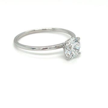 Zonder minimumprijs - Ring - 14 karaat Witgoud - 1.02ct. tw.