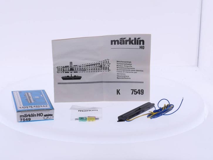 Schaal H0 Märklin 7549 Elektrische wisselaandrijving K-ra.., Hobby en Vrije tijd, Modeltreinen | H0, Rails, Gebruikt, Märklin