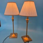 Orion Leuchten – Paar elegante Tischlampen – Messingoptik &