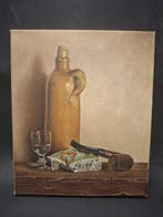 Eric De Vree (1966) - Stilleven met jeneverkruik, Antiek en Kunst