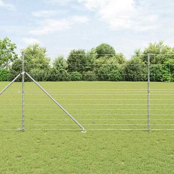 vidaXL Gelast Draadhek met Spikes 25 x 1,5 m Gegalvaniseerd, Verzenden, Nieuw