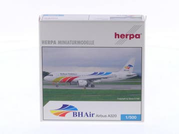 Schaal 1:500 Herpa 514972 Airbus A320 Balkan Holidays Reg..., Ophalen of Verzenden