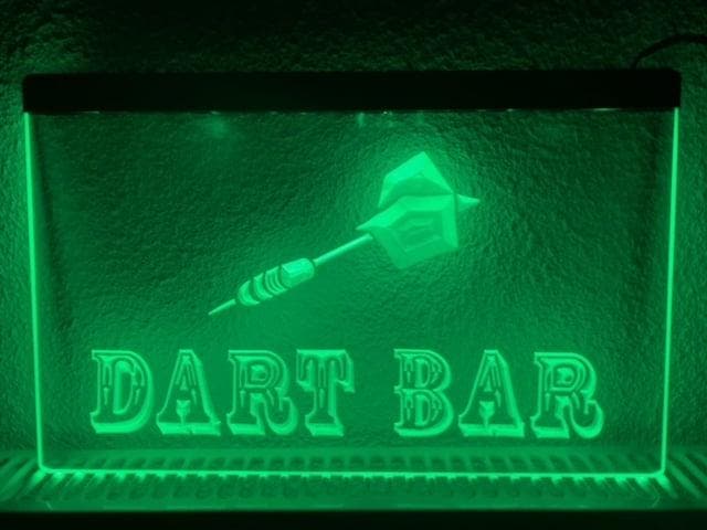 Dart bar darten neon bord lamp LED cafe verlichting reclame, Huis en Inrichting, Lampen | Overige, Nieuw, Verzenden