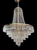 Kroonluchter - van kristal, klassieke elegante stijl, 9