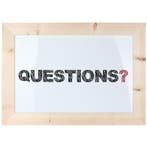 Whiteboard Steigerhout Blank 40x50cm, Verzenden, Nieuw