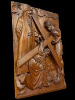 M. Battista - sculptuur, V stazione di Via Crucis - 36.5 cm