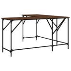 Bureau L-vorm 149cm eik | Retour deal: 61% KORTING!, Huis en Inrichting, Bureaus, Verzenden, Nieuw