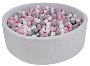 Ballenbak 125cm (wit/paars) | Tweede kansje | OP = OP, Kinderen en Baby's, Verzenden, Zo goed als nieuw, Jongen of Meisje