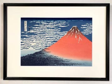 Gaifu Kaisei ( / Red Fuji) - Katsushika Hokusai