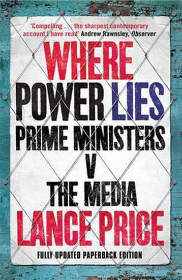 Where Power Lies 9781847392855 Lance Price, Verzenden, Gelezen, Lance Price