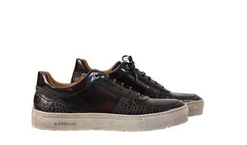 TESTONI - 8 UK - 42 IT - Antique Brushed Calf+ Pr. Croco, Kleding | Heren, Schoenen, Nieuw