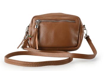 Time Mode Schoudertas Cognac, Handtassen en Accessoires, Tassen | Damestassen, Verzenden, Zo goed als nieuw