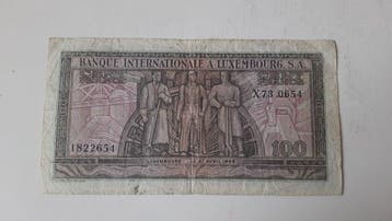 Luxemburg. - 100 Francs - 1956 - Pick 13a (Zonder