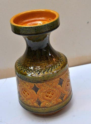 Bitossi - Aldo Londi - Vaas - Arabeske - Keramiek - Vaso