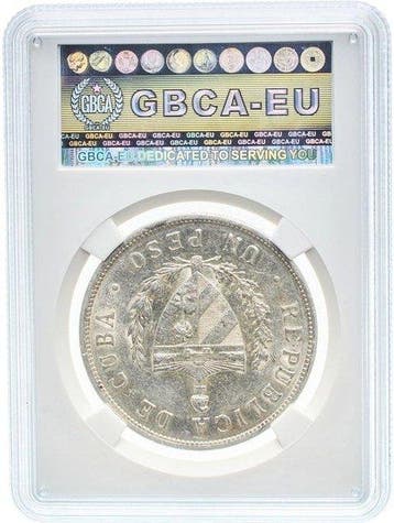 Centraal-Amerikaanse Republiek. 1 Peso 1933 - MS62