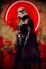 LEDMansion - Vader in White V.1. | Led Wall Artwork