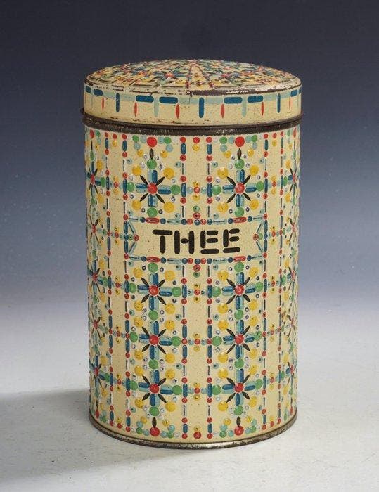 De Vereenigde Blikfabrieken Verblifa - Blikken doos -, Antiquités & Art, Art | Objets design