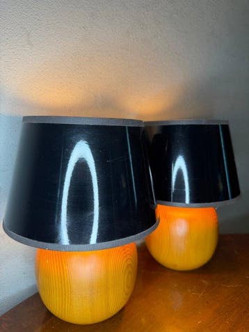 De Bruin verlichting - Lampe de table (2) - Chêne - Lampes