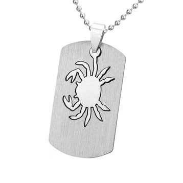 Fako Bijoux - Ketting - RVS Hanger - Sterrenbeeld Open -, Verzenden, Nieuw
