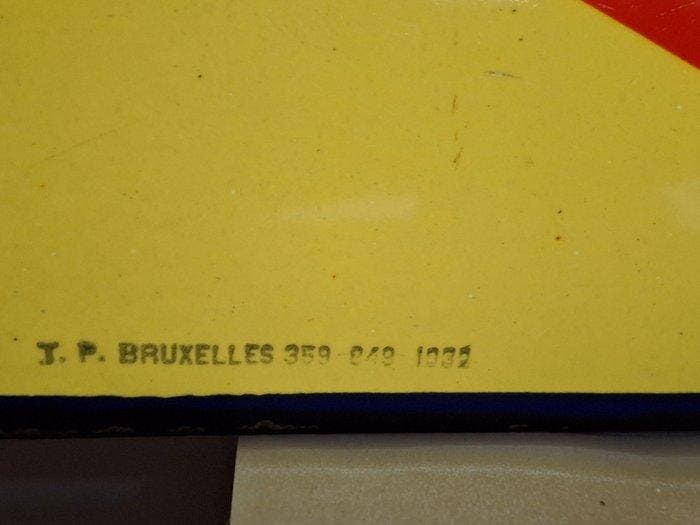 Émaillée belge bp - Tabac vander elst - Émaillée belge -, Antiquités & Art, Antiquités | Assiettes décoratives & Carrelages