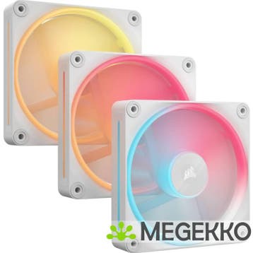 Corsair iCUE LINK LX120-R RGB Reverse Blade White, Verzenden