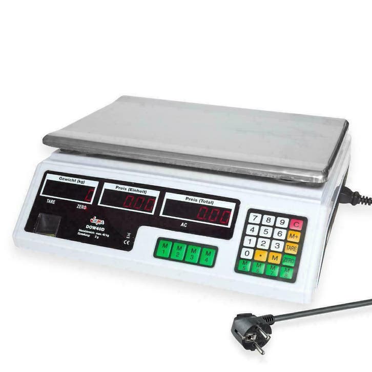 Digitale weegschaal 40 kg Fruit Markt Industriële Retail, Electroménager, Balances, Enlèvement ou Envoi