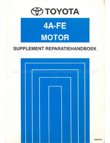 1994 TOYOTA CARINA 4A-FE MOTOR WERKPLAATSHANDBOEK
